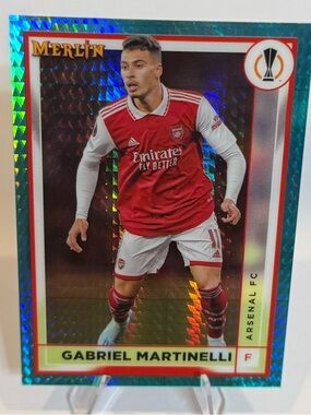 2023 Topps # 15  Gabriel Martinelli Arsenal FC- Forward ( UEFA ) Europa League